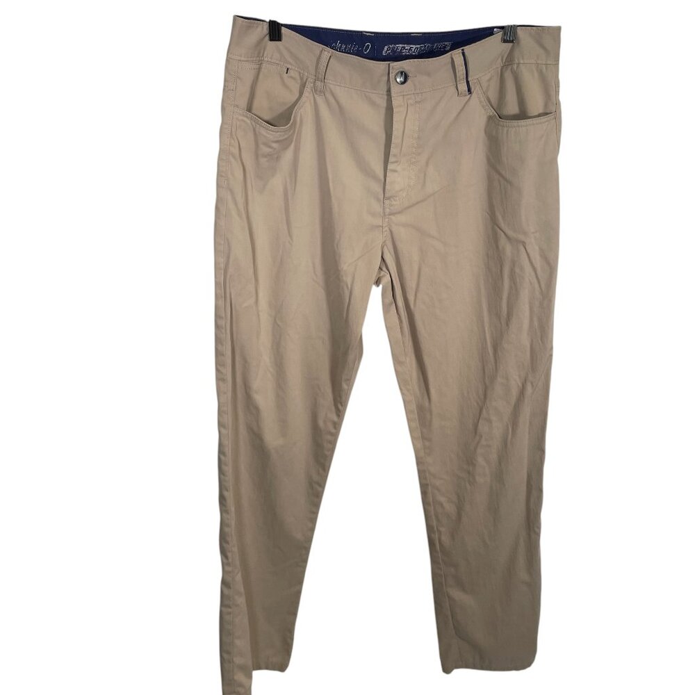 Johnnie-O Prep-Formance Marin Pants Mens 35x34 Performance Khaki Golf Bamboo